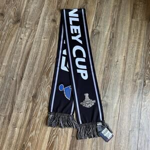 ST. LOUIS BLUES 2019 STANLEY CUP CHAMPIONS SCARF MEN WOMEN JERSEY CLR  L XL NHL